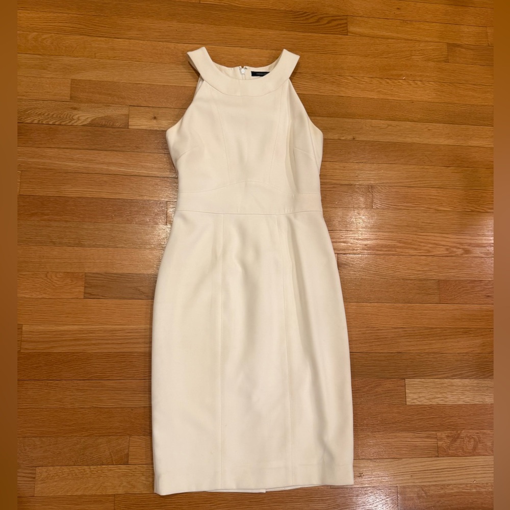 French Connection Cream Midi Dress